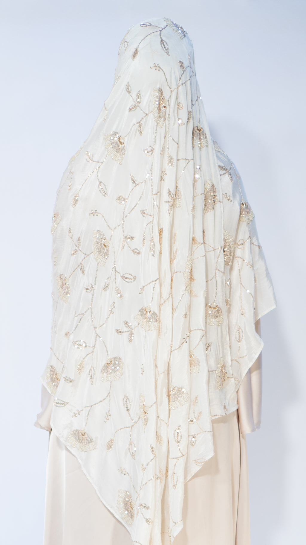 Zaara Schal in Ivory von ZADHYA
